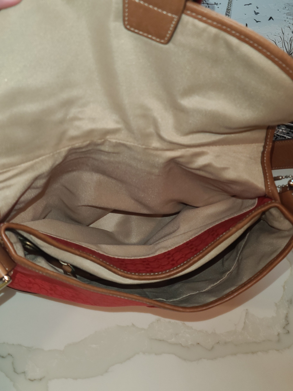 Coach Vintage Soho Red Brown Mini Cs 2003 Y2K Vintage F3K-6376 EUC - Picture 8 of 15